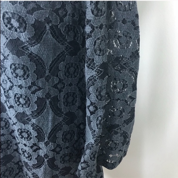 Astr Black Lace Bell Sleeve Dress - Picture 3 of 7